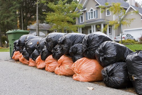 Eco-friendly disposal methods used in loft clearance.