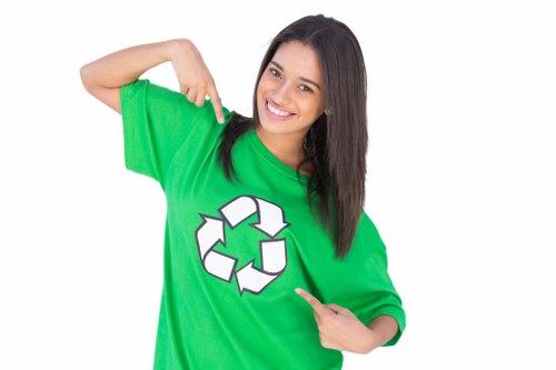 Team handling commercial waste responsibly